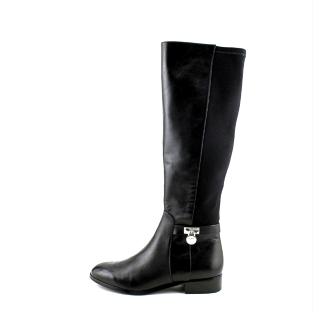 Michael Kors Hamilton Tall Boot Women US 7 Black